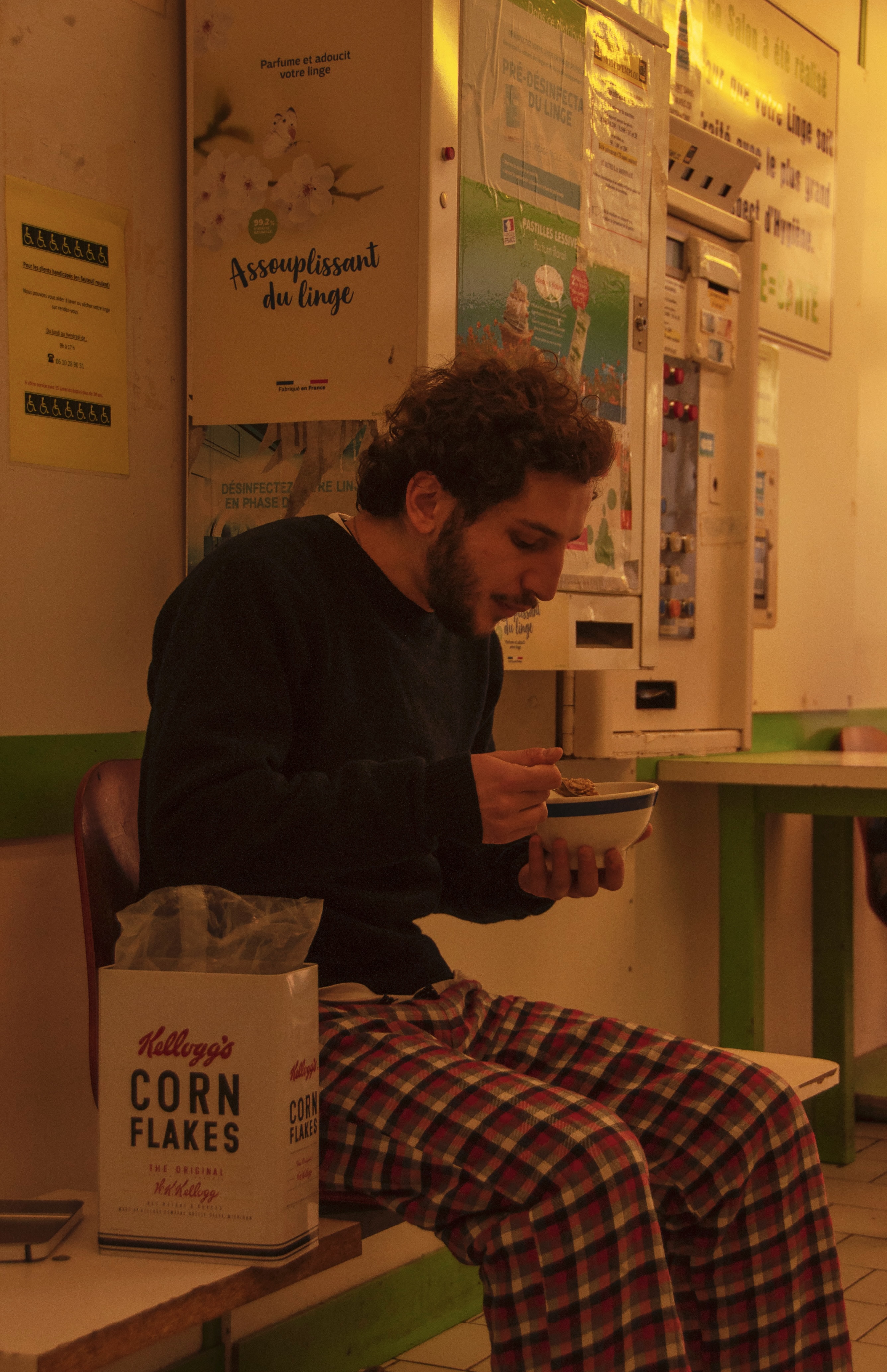 Moment capturé sur le vif