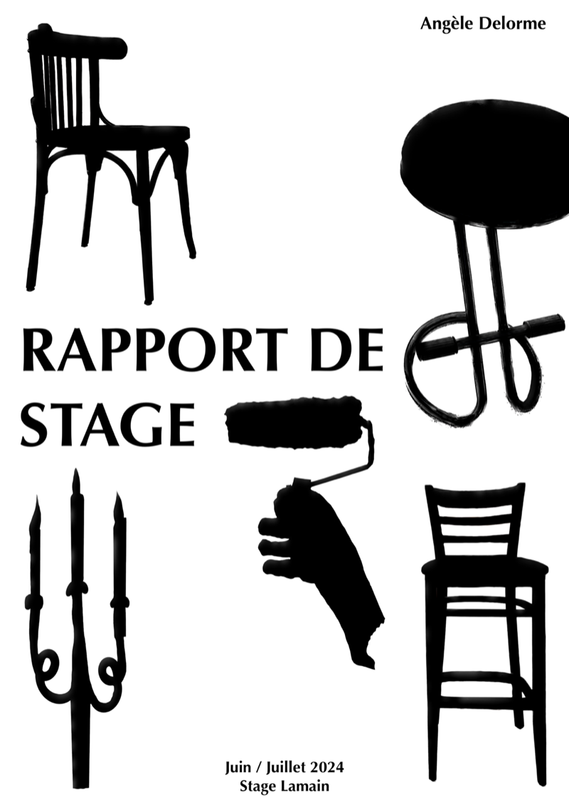 Couverture du rapport de stage